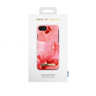iPhone 6/7/8/SE 2020/SE 2022 iDeal Of Sweden nugarėlė Coral Blush Floral 1