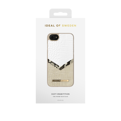iPhone 6/7/8/SE 2020/SE 2022 iDeal Of Sweden nugarėlė Dusty Cream Python 2