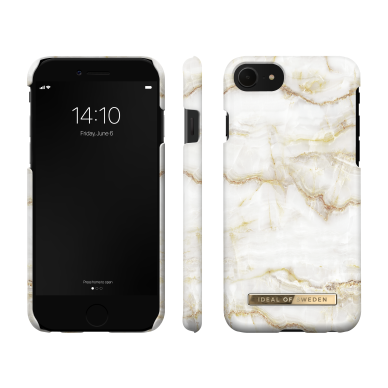 iPhone 6/7/8/SE 2020/SE 2022 iDeal Of Sweden nugarėlė Golden Pearl Marble 2