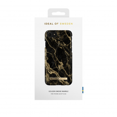 iPhone 6/7/8/SE 2020/SE 2022 iDeal Of Sweden nugarėlė Golden Smoke Marble 1