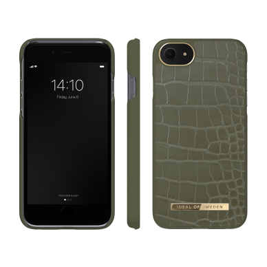 iPhone 6/7/8/SE 2020/SE 2022 iDeal Of Sweden nugarėlė Khaki Croco 2