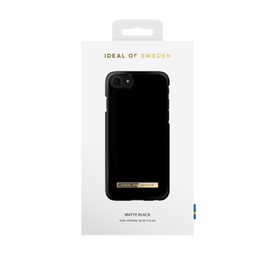 iPhone 6/7/8/SE 2020/SE 2022 iDeal Of Sweden nugarėlė Matte Black 1