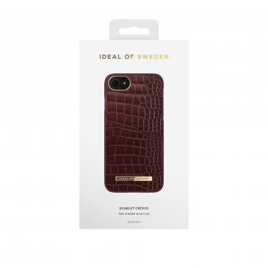 iPhone 6/7/8/SE 2020/SE 2022 iDeal Of Sweden nugarėlė Scarlet Croco 1