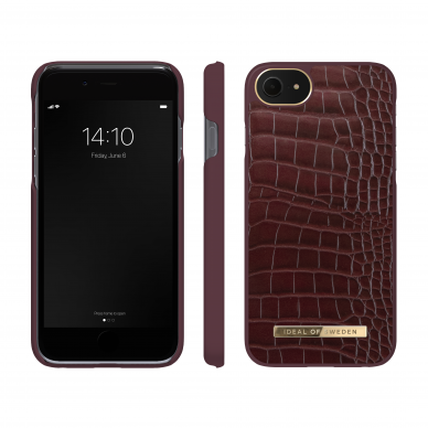 iPhone 6/7/8/SE 2020/SE 2022 iDeal Of Sweden nugarėlė Scarlet Croco 2