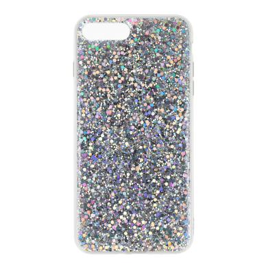 iPhone 7+ /8+ GLITTER TRC sidabro spalvos nugarėlė