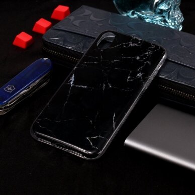iPhone 7+/8+ COOSY ANTI SHOCK MARBLE nugarėlė mėlyna 3