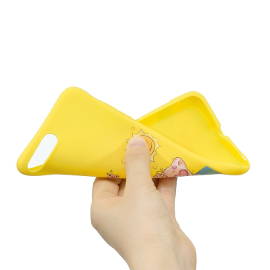 iPhone 7+/8+ geltona matinė tracy nugarėlė Couple Bears 3