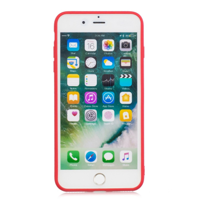 iPhone 7+/8+ raudona MAT+ nugarėlė 1