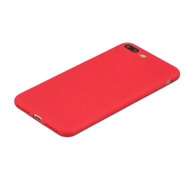 iPhone 7+/8+ raudona MAT+ nugarėlė 3
