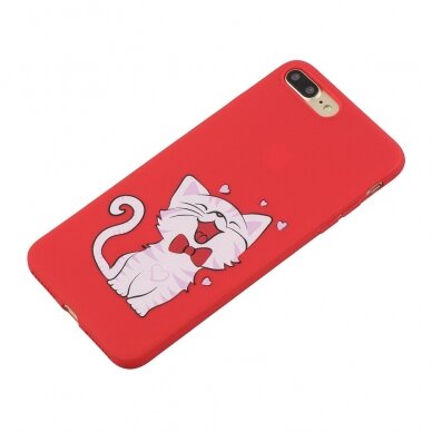 iPhone 7+/8+ raudona matinė tracy nugarėlė Cat 2