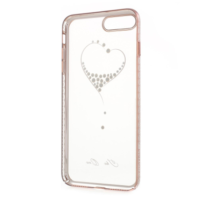 iPhone 7+/8+ rose Heart nugarėlė su Swarovski 1
