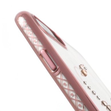 iPhone 7+/8+ rose Heart nugarėlė su Swarovski 8