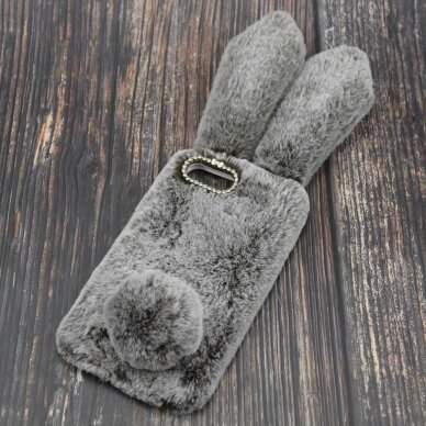 iPhone 7+/8+ brown nugarėlė Fluffy Rabbit 1