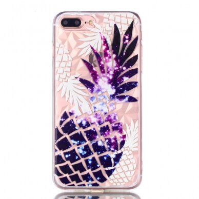 iPhone 7+/8+ Tracy clear 3D pineapple nugarėlė 1