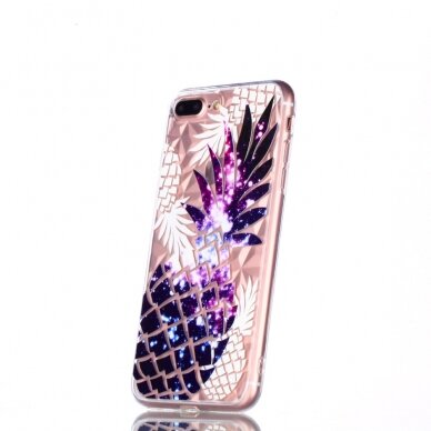 iPhone 7+/8+ Tracy clear 3D pineapple nugarėlė 2