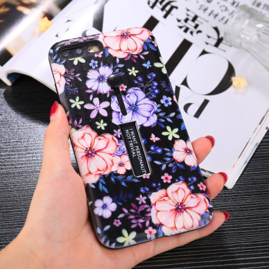 iPhone 7+/8+ Tracy Finger nugarėlė Blooming Flowers 3