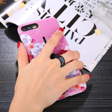 iPhone 7+/8+ Tracy Finger nugarėlė Colorful Flower 4