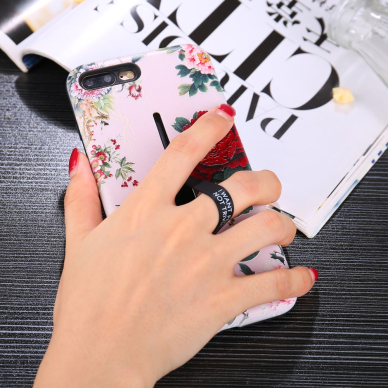iPhone 7+/8+ Tracy Finger nugarėlė Showy Peony 4