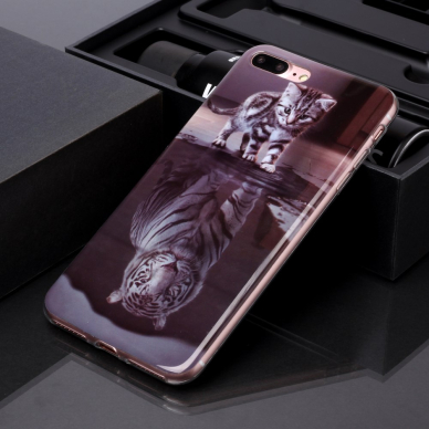iPhone 7+/8+ tracy nugarėlė Cat&Tiger 4