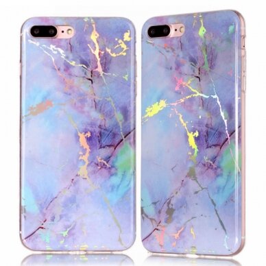 iPhone 7+/8+ Tracy Purple Marble+ nugarėlė 1