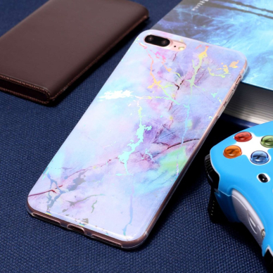 iPhone 7+/8+ Tracy Purple Marble+ nugarėlė 5