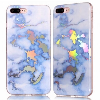 iPhone 7+/8+ Tracy Sky Blue Marble+ nugarėlė 1