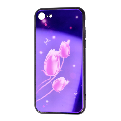 iPhone 7/8/SE 2020 BLUE RAY GLASS nugarėlė Tulip