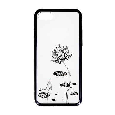 iPhone 7/8/SE 2020 juoda LOTUS DEVIA nugarėlė