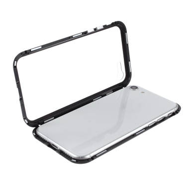 iPhone 7/8/SE 2020 juoda MAGNETIC 360 glass nugarėlė 10