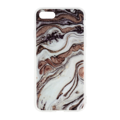 Iphone 7/8/SE 2020 MARBLE GLITTER nugarėlė Design1