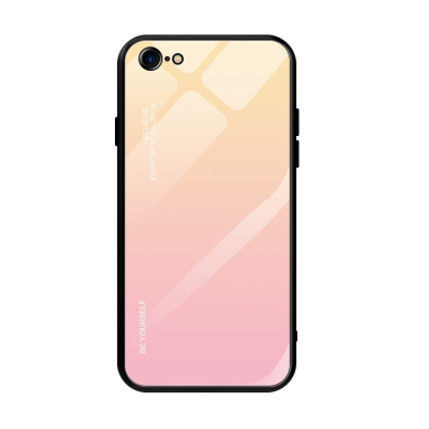 iPhone 7/8/SE 2020 rausva tracy GLASS nugarėlė 2