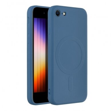 iPhone 7/8/SE 2020/ SE 2022 mėlyna MagSilicone nugarėlė 5