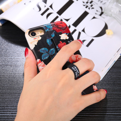 iPhone 7/8/SE 2020 Tracy Finger nugarėlė Charming Flower 4