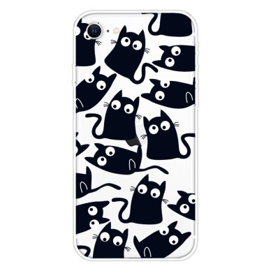 iPhone 7/8/SE 2020 tracy nugarėlė Black Cats