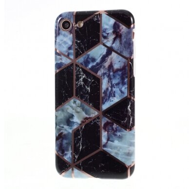 iPhone 7/8/SE 2020 Tracy nugarėlė Geometric marble blue 1