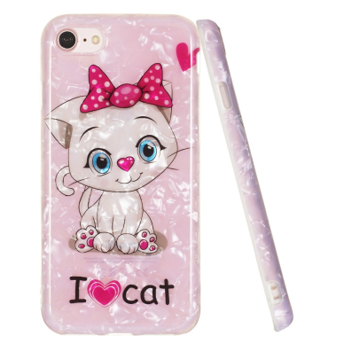 iPhone 7/8/SE 2020 Tracy shell nugarėlė Love Cat 1