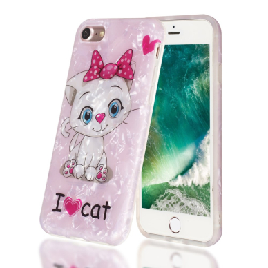 iPhone 7/8/SE 2020 Tracy shell nugarėlė Love Cat