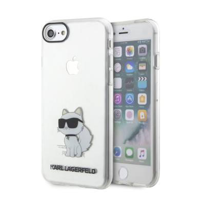 iPhone 7/8/SE 2020 transparent Choupette KARL LAGERFELD nugarėlė KLHCI8HNCHTCT