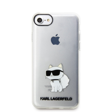 iPhone 7/8/SE 2020 transparent Choupette KARL LAGERFELD nugarėlė KLHCI8HNCHTCT 3