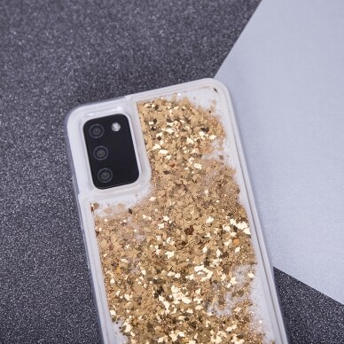 iPhone 7/8/SE 2020/SE 2022 aukso spalvos Water Sparkle nugarėlė 6