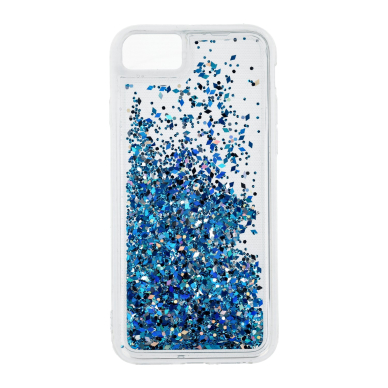 iPhone 7/8/SE 2020/SE 2022 mėlyna Water Sparkle nugarėlė