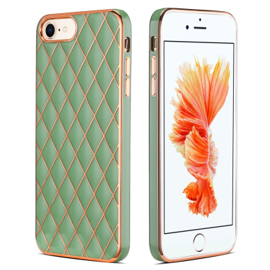 iPhone 7/8/SE 2020/SE 2022 dark green SULADA RHOMBUS nugarėlė 4