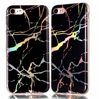 iPhone 7/8/SE 2020/SE 2022 Tracy Black Marble+ nugarėlė 1
