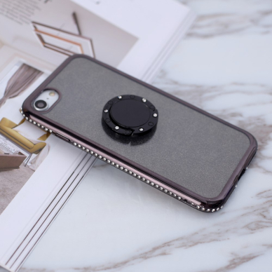 iPhone 7/8/SE 2020/SE 2022 tracy juoda Glitter Ring nugarėlė 2