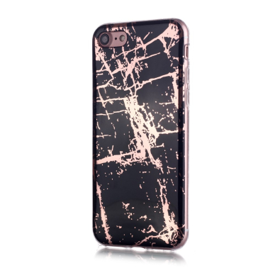 iPhone 7/8/SE 2020/SE 2022 Tracy nugarėlė Black&gold Marble+ 1
