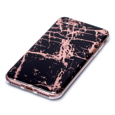iPhone 7/8/SE 2020/SE 2022 Tracy nugarėlė Black&gold Marble+ 2