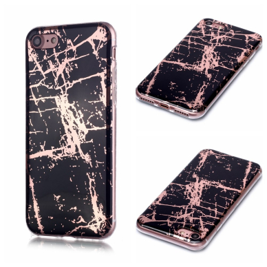 iPhone 7/8/SE 2020/SE 2022 Tracy nugarėlė Black&gold Marble+