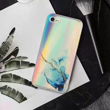 iPhone 7/8/SE 2020/SE 2022 Tracy nugarėlė LASER MARBLE Blue 3