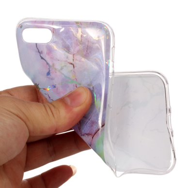iPhone 7/8/SE 2020/SE 2022 Tracy Purple Marble+ nugarėlė 6