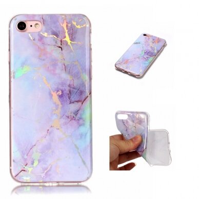 iPhone 7/8/SE 2020/SE 2022 Tracy Purple Marble+ nugarėlė